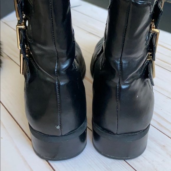 INC Black Wide Calf Leather Riding Boot - Picture 12 of 15